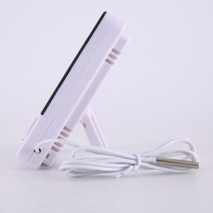 HTC-2-LCD-Digital-Temperature-Humidity-hygrometer-thermometer-Indoor-Outdoor-Sensor-Probe-with-Clock