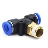 Pneumatic Fittings Quick Connector Tee Male Thread