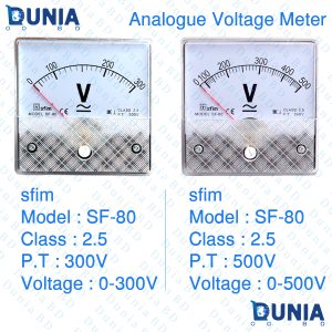 Analog AC Volt Meter Square Panel Meter 80x80mm sfim SF-80