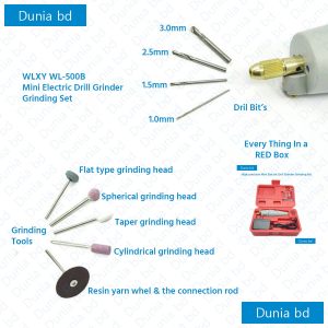 Mini Drill Grinder Set PCB Drill SET High-precision Micro Electric Grinding Drill Set tools se 4dt