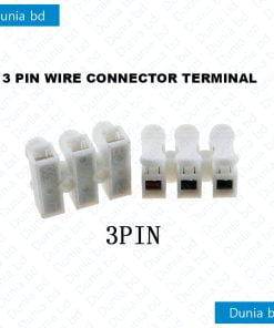 2 & 3 Pin Spring Wire Connector Terminal Block Cable Clips Self Lock Press Push Quick Wire Clip Connector