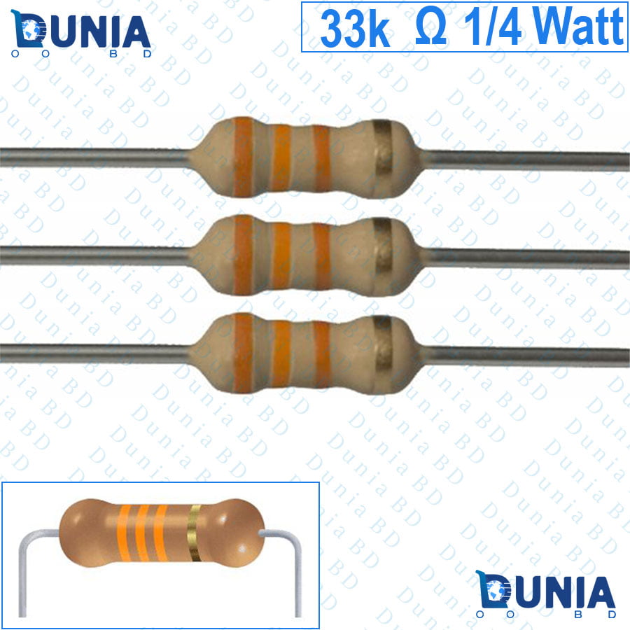 E-Projects 10 Resistori Da 47 Ohm 1/4 Watt | Pellicola Metallica, Tolleranza 1%, Confezione Da 10 Pezzi, RoHS