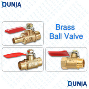 Brass Ball Valve Shut Off Switch Male and Female 1/4 internal and external thread Barb Inline Brass Water Oil Air Gas Fuel