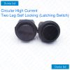Circular High Current Two Leg Self Locking Key Latching Switch