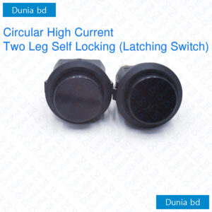 Circular High Current Two Leg Self Locking Key Latching Switch