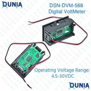 DC 0.4-30V Voltmeter 2.0 inch Two-Wire Mini LED Digital Two line Precision Voltage Meter Volt Detector Monitor