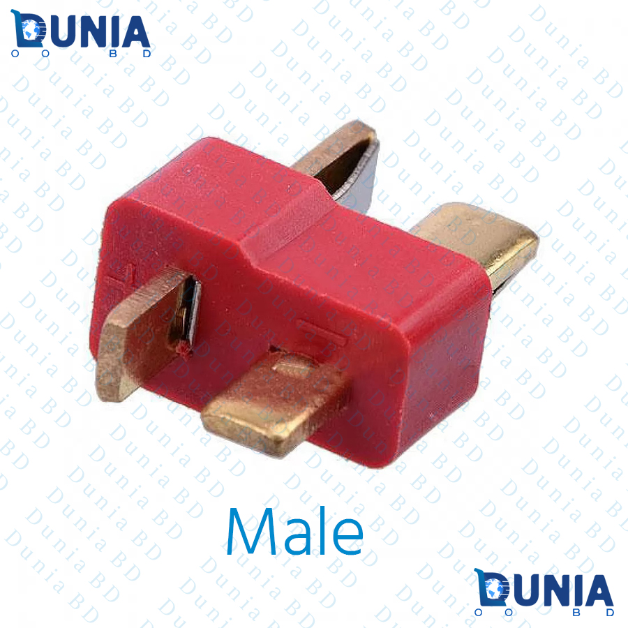 Fireproof T Plug Connector For RC ESC Battery Male Female 1 Pair