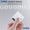 SONOFF MINI-R2 DIY Smart 2 Way Control Wifi Switch eWeLink APP Work with Alexa Alice Google Home Voice Control
