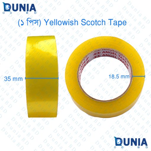 Scotch Tape Yellowish 35mm For Carton Binding Boxing Packing