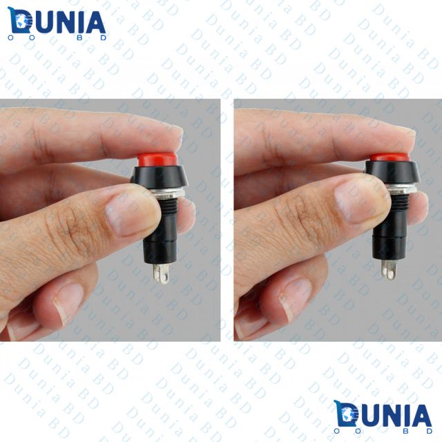 Small Round Push button (Momentary Switch) On-Off 12mm - Dunia.com.BD