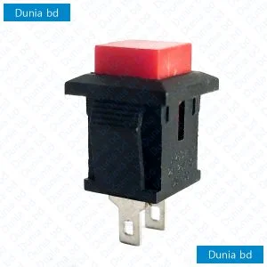 Square Electrical Momentary Push Button Switch (DS-430) font