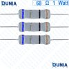 68 ohm 1 watt One watt Resistor ±5% 68Ω 68 ohms Carbon Film Resistance