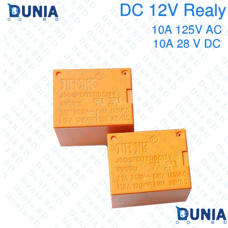 JIHJIK DC 12 Volt Relay Price In Bangladesh