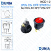 KCD1-2 3Pin Round ON OFF Switch