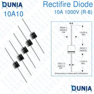 10A10 Rectifier Diode 10A 1000V R-6