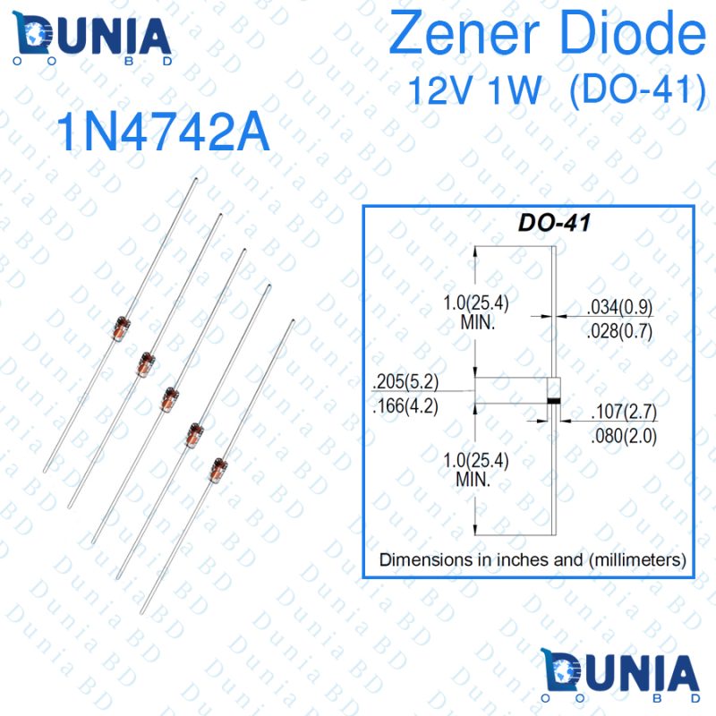 1N4742A Zener Diode Price In Bangladesh Dunia.com.BD