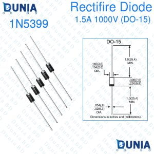 1N5399 Rectifier Diode 1.5A 1000V DO-15 1N-5399