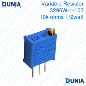 103 VR 10k ohms 1/2watt Variable Resistor 3296W-1-103 Trimmer Trimpot Potentiometer