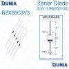 3.3V Zener Diode 0.5W Half Watt 3.3 Volt DO-35 BZX55C3V3