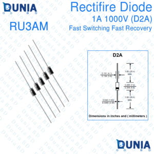 RU3AM Rectifier Diode 1.5A 600V D2A RU-3AM Fast Recovery