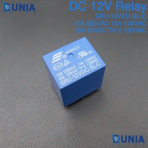 SONGLE DC 12V 5 Pin Relay SRU-12VDC-SL-C