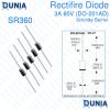 SR360 Rectifier Diode 3A 60V DO-201AD SR-360 Schottky Barrier