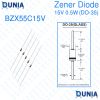 15V Zener Diode 0.5W Half Watt 15 Volt DO-35 BZX55C15V