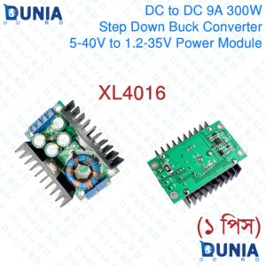 300W XL4016 DC-DC Max 9A Step Down Buck Converter 5-40V to 1.2-35V Adjustable Power Supply Module