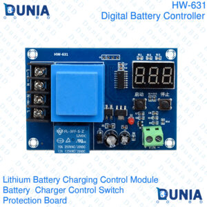 HW-631 Digital Numerical Lithium Battery Charge Module Control Switch Protection Board