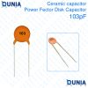 103pF 50V 10000pF 10nF 0.01uF Ceramic Disc Capacitor 1e-8F