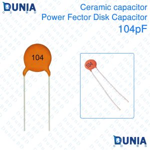 104pF 50V 100000pF 100nF 0.1uF Ceramic Disc Capacitor 1e-7F