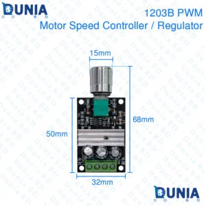 1203B PWM 6V 12V 24V 28V 3A DC Motor Speed Controller Regulator