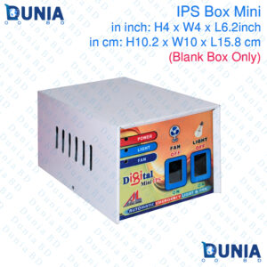 Mini IPS Box Cover Case H-4 x W-4 x L-6.2 inch Blank Box