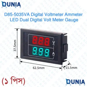 D85-5035VA Digital Voltmeter Ammeter LED Dual Digital Volt Meter Gauge AC80-380/220-450V AC 0-100A 0-500V Current Meter