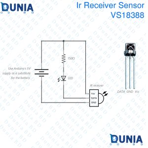 IR Receiver 3pin Infrared Sensor TSOP1838 VS1838 1838 38khz Module