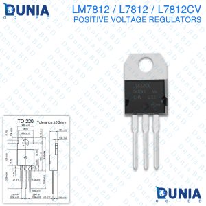 LM7812 L7812 L7812CV Positive Fixed Voltage Regulator Transistor