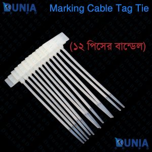 Marking Nylon Cable Label Zip Tag Tie White 4inch Tagging Fastener for Ethernet Wire cables
