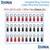RV1.25 - 5 s LUG 1.5 Rm Round Insulated Ring Terminal Cable Wire End Connector