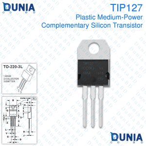 TIP127 Plastic Medium Power Complementary Silicon Encapsulate Transistor