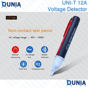 UNI-T UT12A Handheld Voltage Pen Tester Non-contact AC Voltage Detectors 90V~1000 V Beeper Indicator