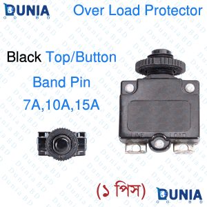 Thermal Switch Circuit Breaker Overload Protector Red Button 4A 5A 15A