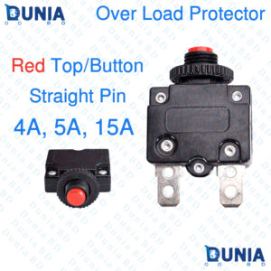 Thermal Switch Circuit Breaker Overload Protector Red Button 4A 5A 15A