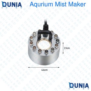 Ultrasonic Mist Maker For Aquarium 12 LED Water Fountain Pond Landscaping 36mm Colorful Light Fogger Atomizer Home Air Humidifier