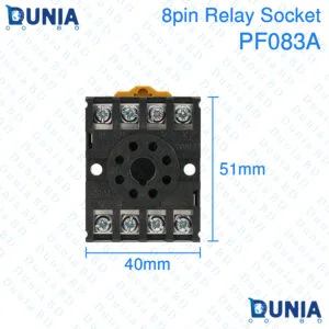PF083A 8 Pin Power Timer Relay Socket Base Holder for Mk2p Ah3 Time Relay Connection