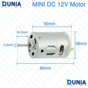 12V 555 Mini Dc Brush Motor