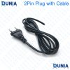 2 pin ac power cord For Electric Appliance