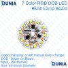 9 Watt RGB Multi Color DOB Driver on Board 7 in 1 Automatic or Manual Color Changing LED Bulb