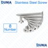 Stainless Steel 8 number Phillips Flat Head Self-Tapping Screws for Multipurpose Work