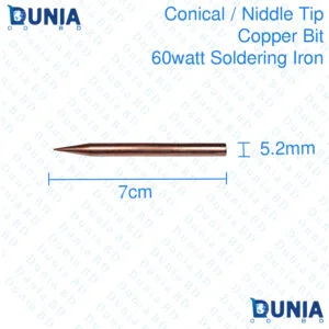 60 Watt Copper Soldering Iron Conical Bit