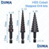 Step Drill Bit Black 3-12/4-12/4-20 HSS Titanium Cone Cutting Tools Woodworking Metal Drilling Hole Drill Bit
